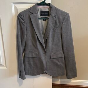 Gray stretch banana republic blazer